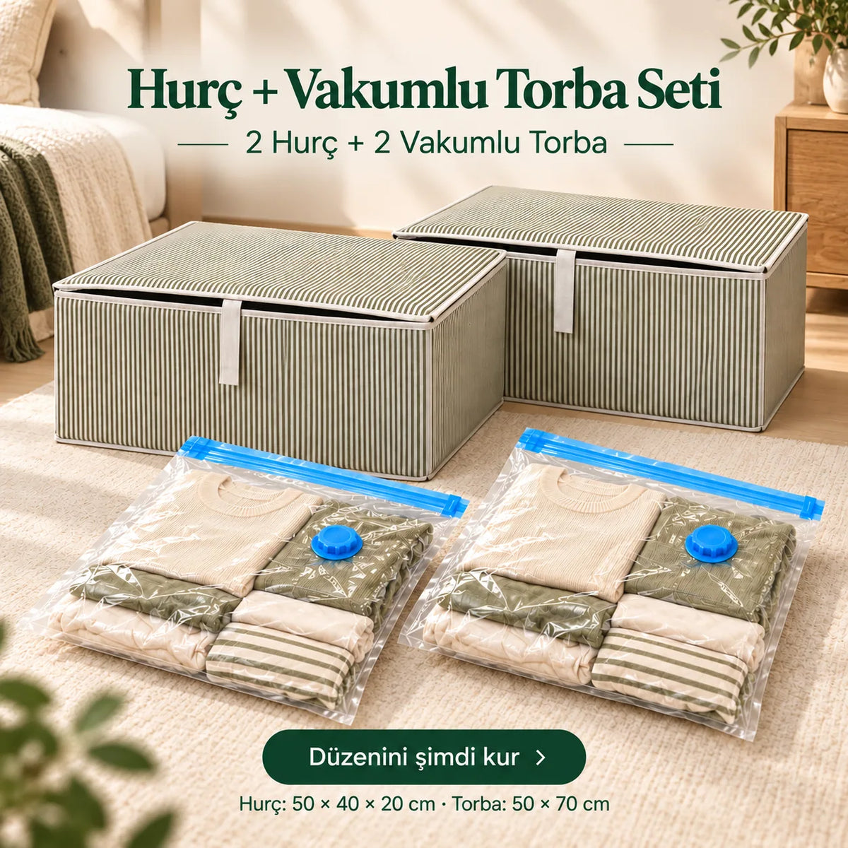Vakumlu Hurç Seti